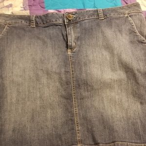 Merona Stretch Denim Skirt
